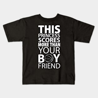 Princess scores. Kids T-Shirt